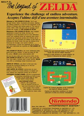 Legend of Zelda, The (USA) (Collector's Edition) box cover back